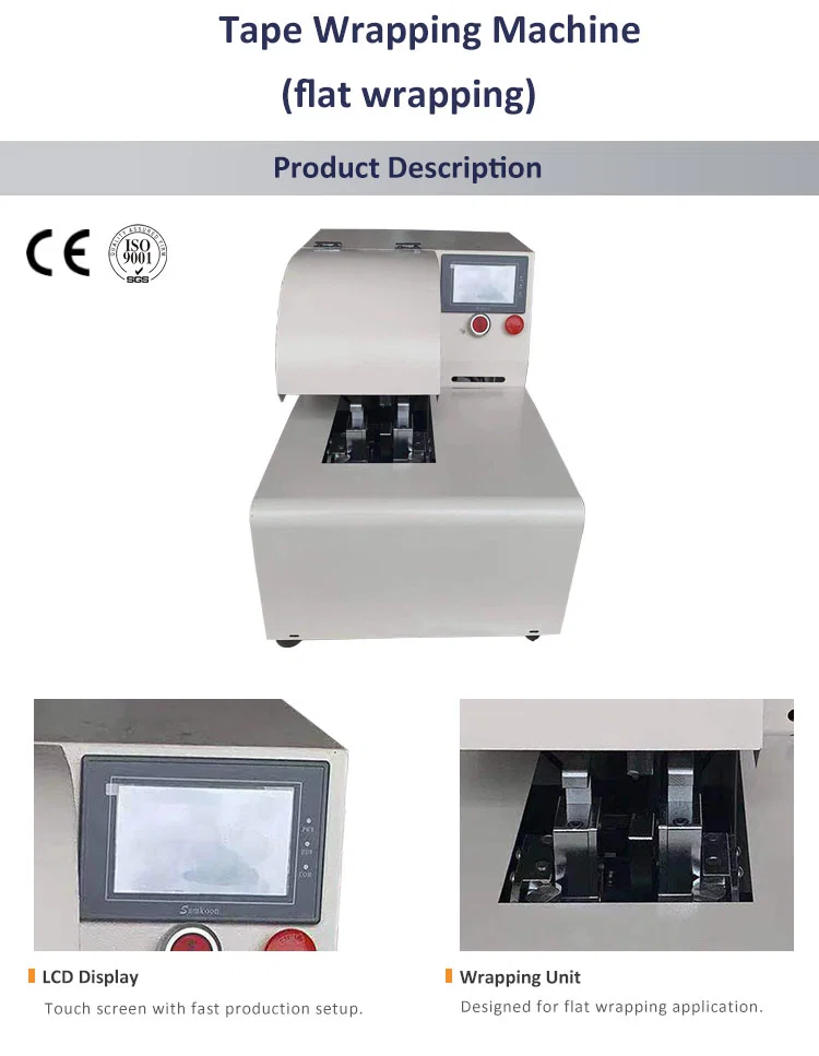 Flat Cable Tape Winding Wrapping Machine, Electrical Tape Wrapping Machine, Automatic Tape Wrapping Machine, Automatic Wrapping Machine Vlakke Kabelband Windende Verpakkende Machine, Elektrische Band Verpakkende Machine, Automatische Band Verpakkende Machine, Automatische Verpakkende Machine