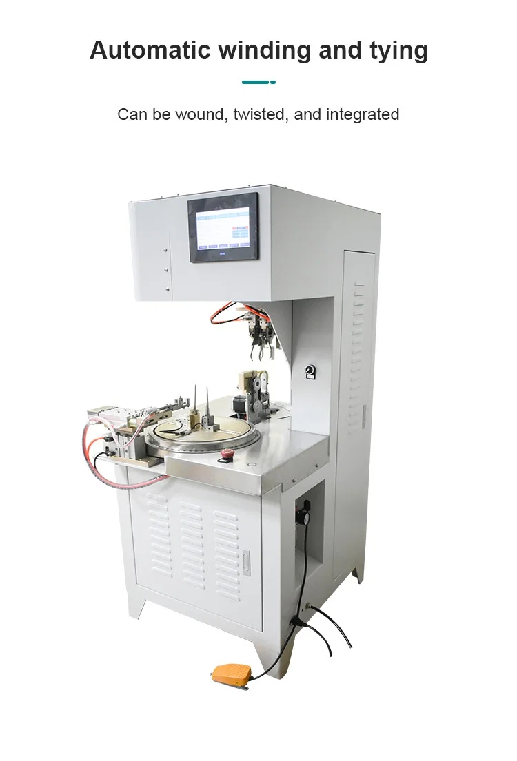 8 vorm draad wikkelen en binden, spoel wikkelen machine draad, automatische draad wikkelen machine, kabel draad wikkelen bindmachine