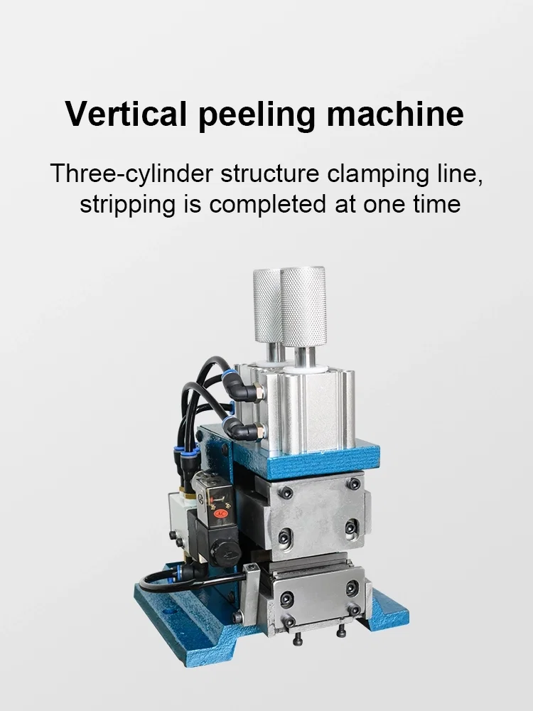 Pneumatische draadstripmachine, draadstrippende draaimachine, pneumatische draadstrippende draaimachine, parallelle draaddraaimachine 