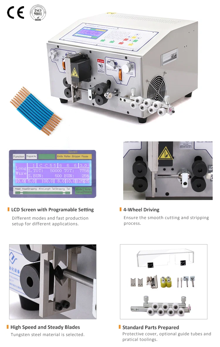 Kabelstripmachine, draadsnijmachine, automatische stripmachine 
