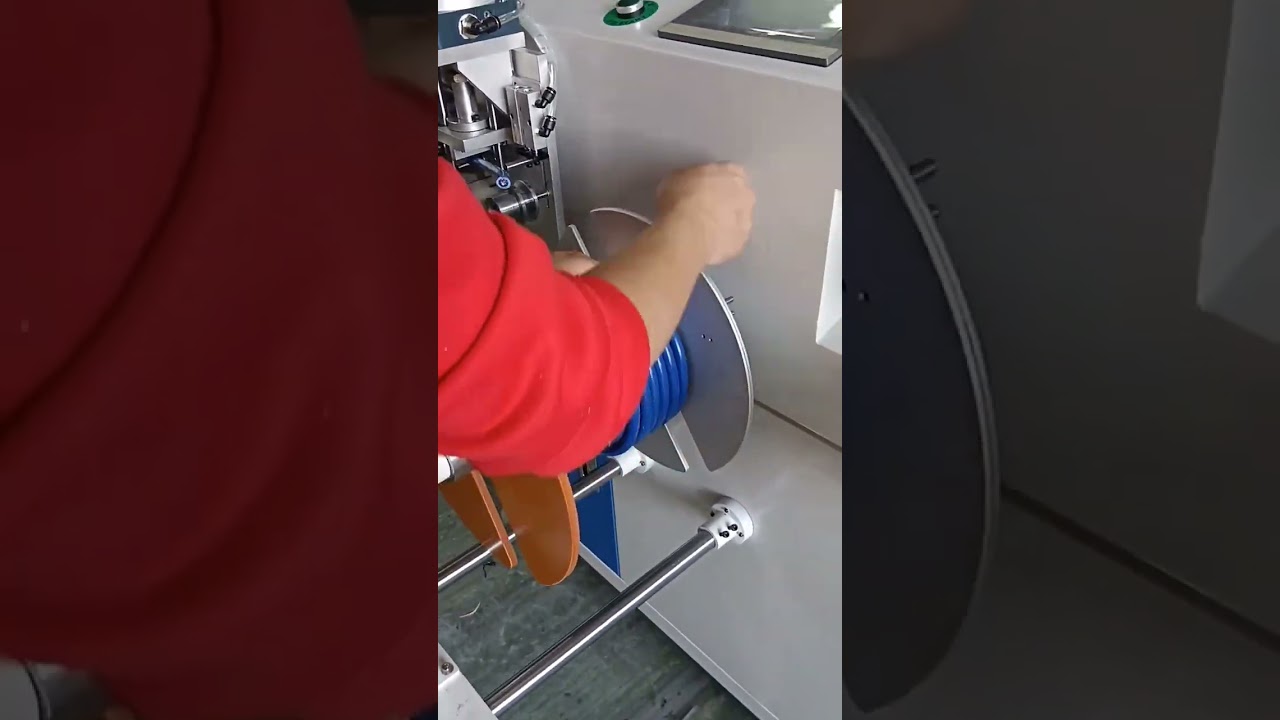 Automatic Wire Meter Counting, Traversing, Cutting, Winding & Tying Machine 1mm-16mm Diameter