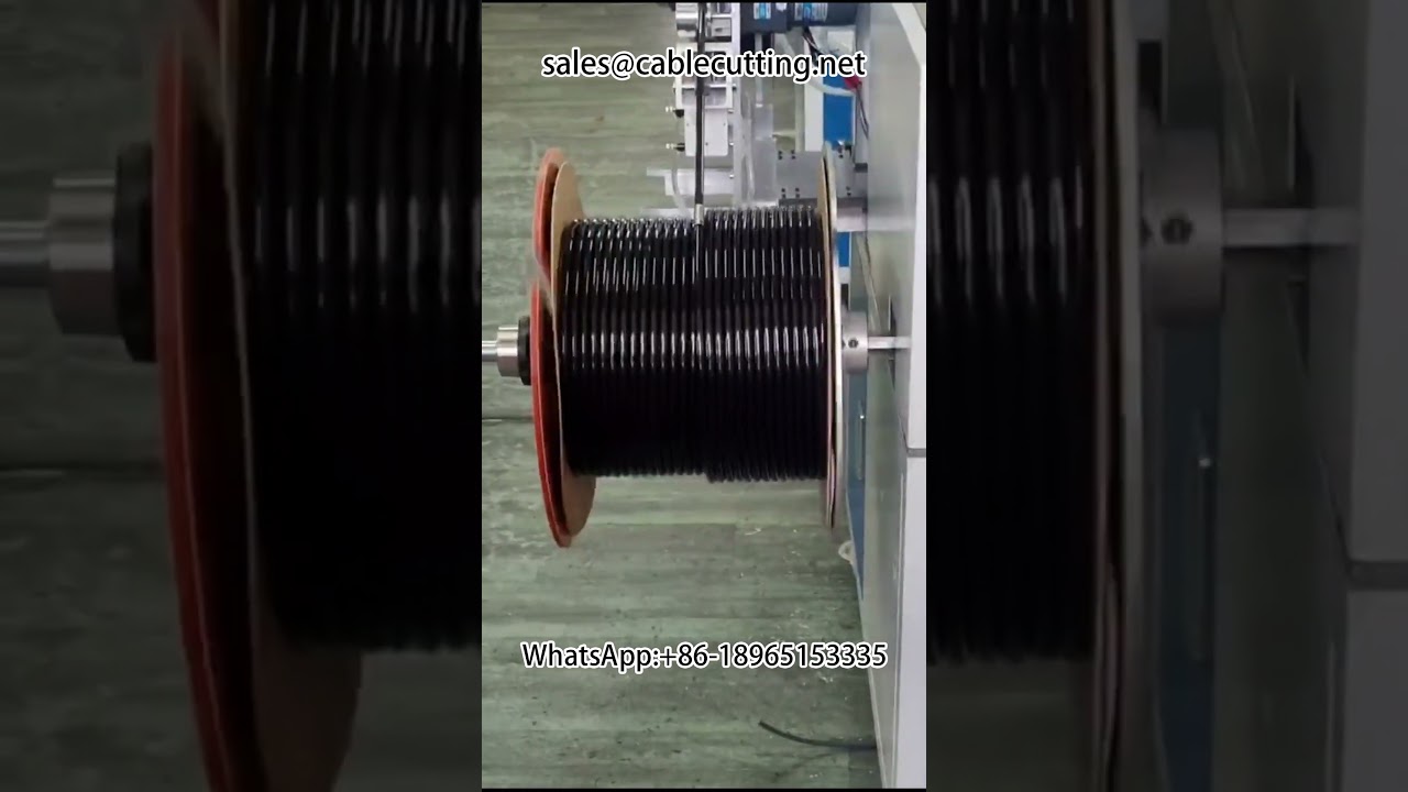 Automatic Meter Counting, Sorting, Cutting, and Tube Winding Machine