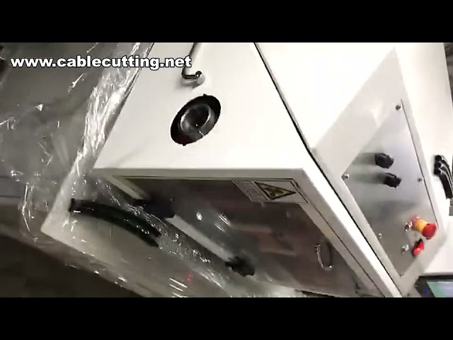 Spot Taping and Rope Cutting Machine | Automated Tape Wrapping System