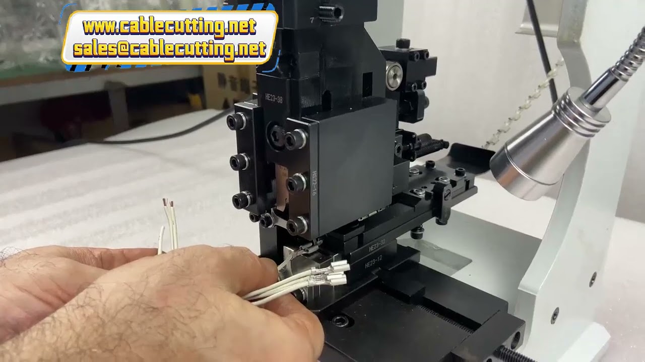 2T Pneumatic Terminal Crimping Machine, OTP-40 Stroke Press for European Style Connectors