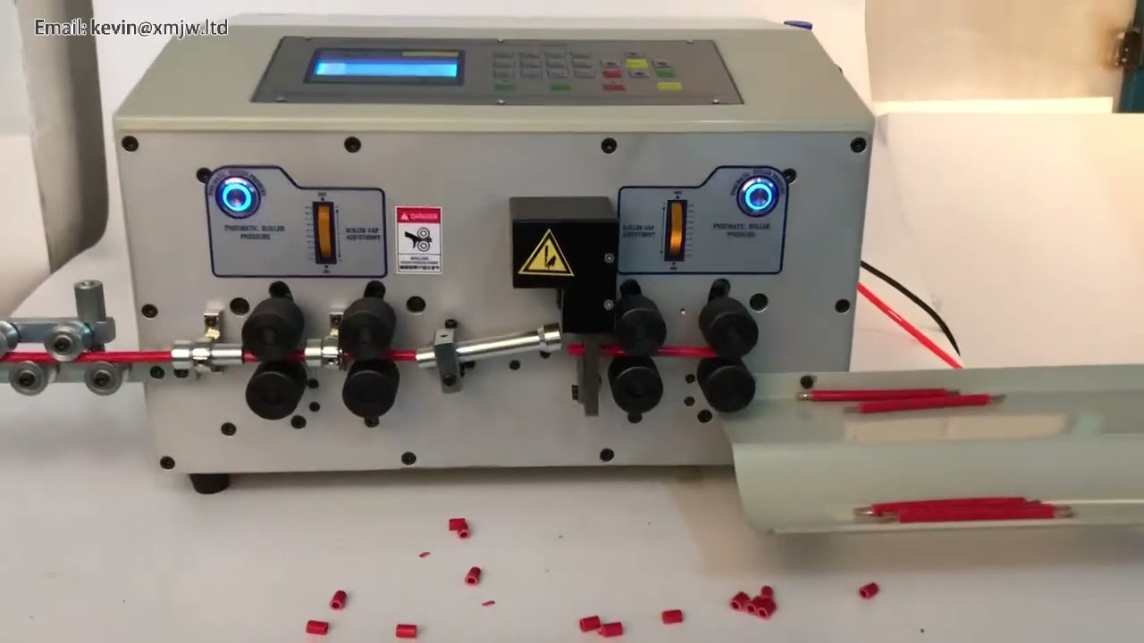 SWT-508-MAX Full Automatic Wire Stripper 1000W Peeling Stripping Cutting Machine 0.2-70mm² Wire Section