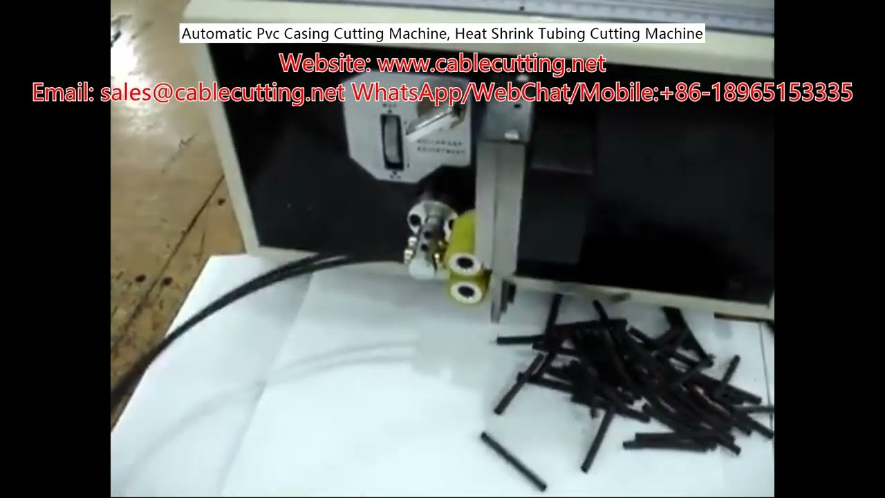 Automatic PVC Casing Cutting Machine | Heat Shrink Tubing Cutter