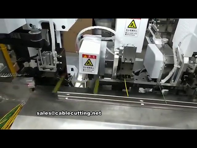 Automatic 2-End Terminal Crimping and Merging Machine