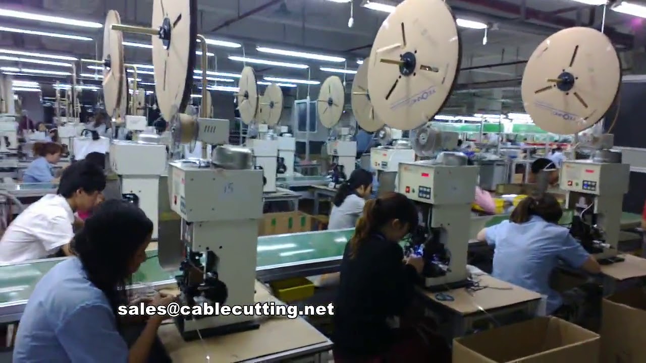 Wire Stripping and Terminal Crimping Machine | Automated Wire Processing