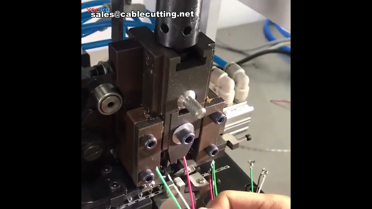 Automatic Cable Jacket Wire Stripping Machine for USB and Scrap Wire Processing