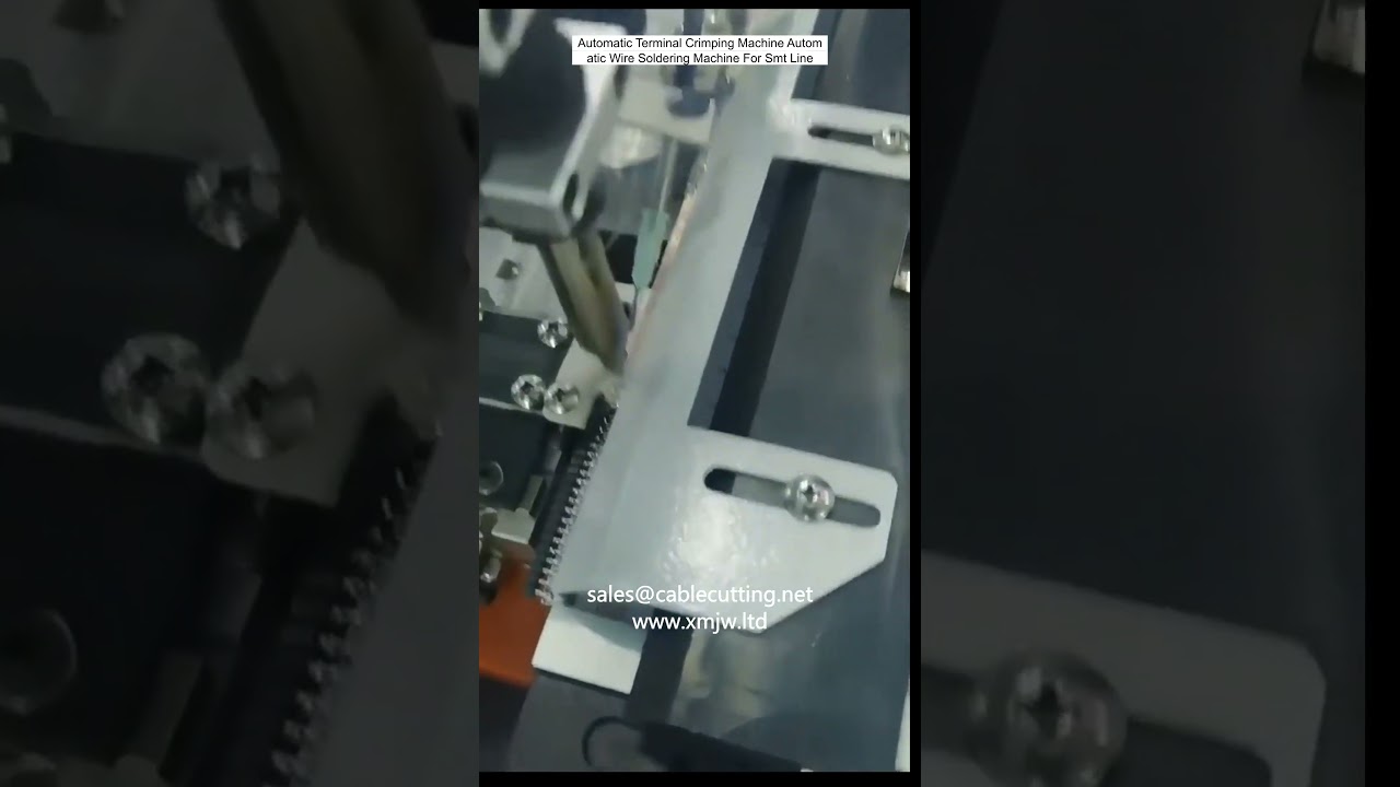 Automatic Terminal Crimping and Wire Soldering Machine for SMT Line