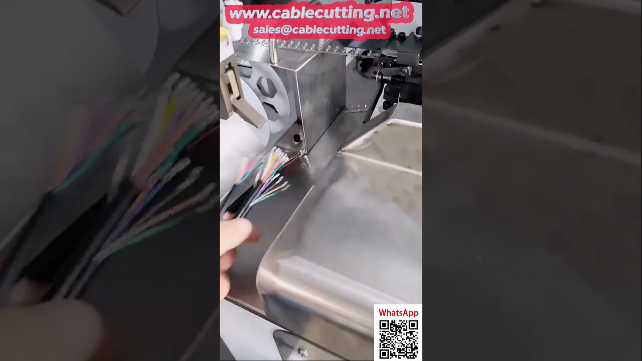 Efficient All-in-One Wire Stripping and Crimping Machine for Multicore Cables