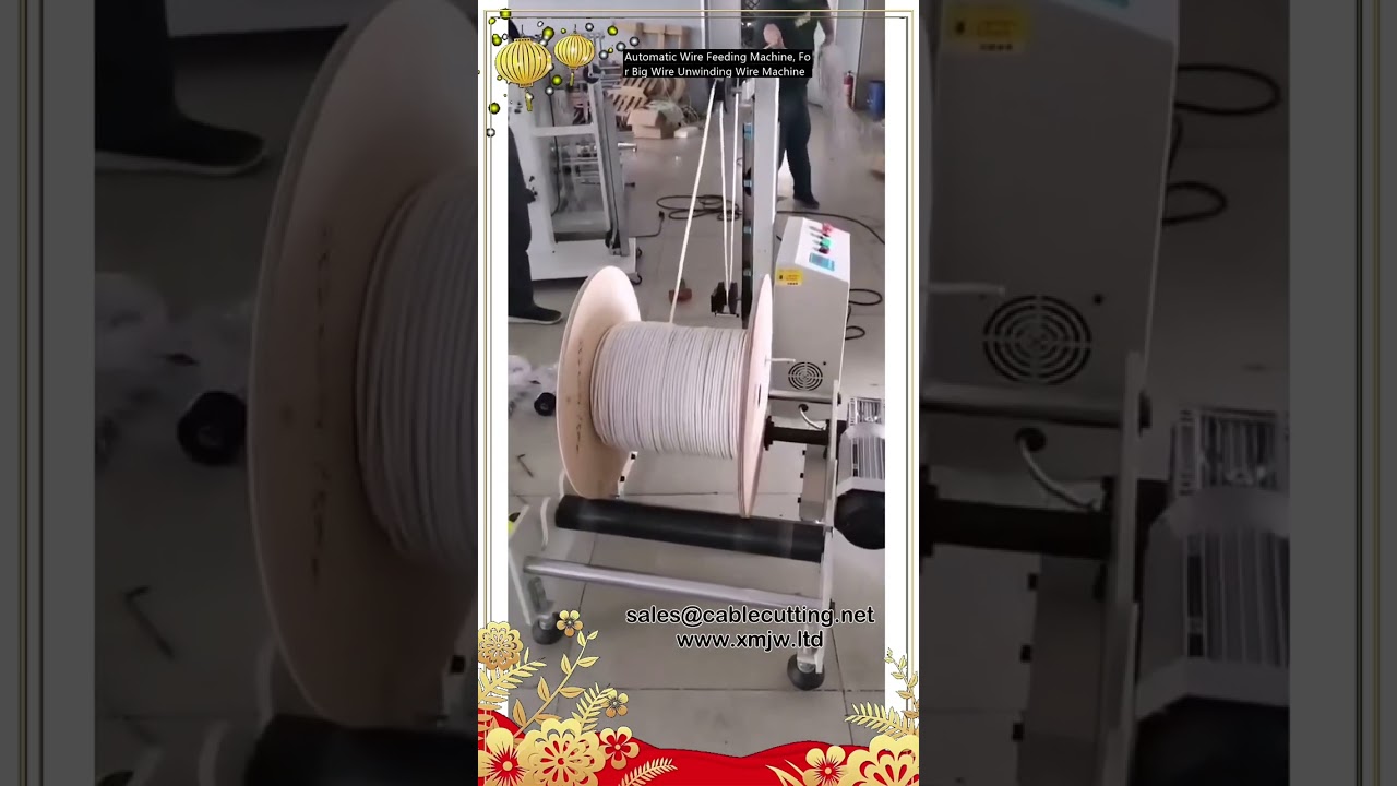 Automatic Wire Feeding Machine for Large Wire Unwinding and Spooling