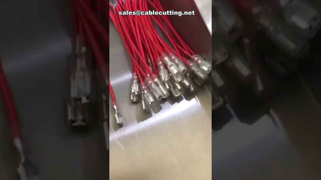 Fully Automatic Wire Cutting Stripping Crimping Machine with Terminal Sleeving Insertion