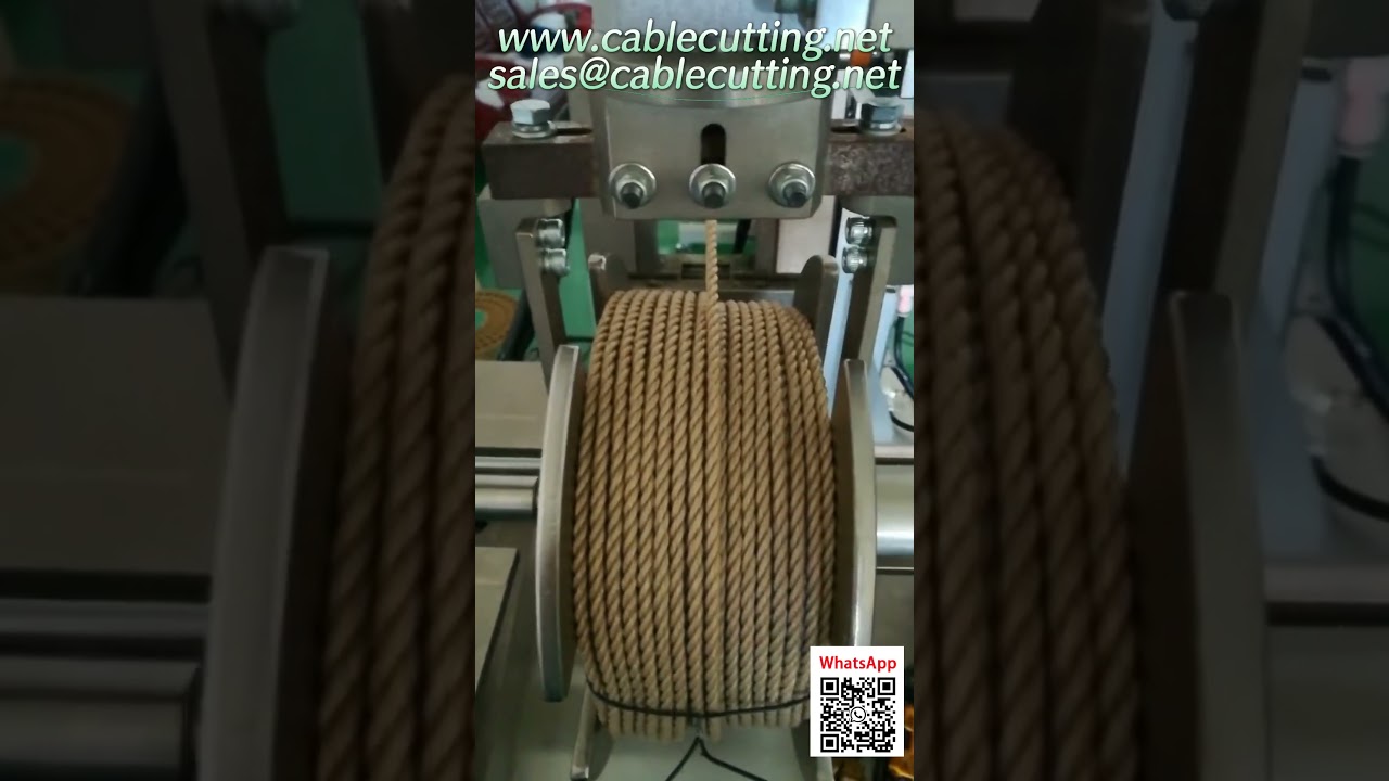 Automatic Rope Coiling and Tying Machine for Industrial Packaging